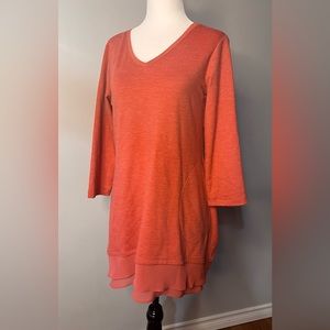 NWOT LOGO Long Sleeved Tunic in Cool Colors!